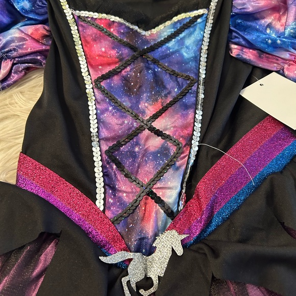 Girls unicorn witch costume (C6) - Picture 2 of 5